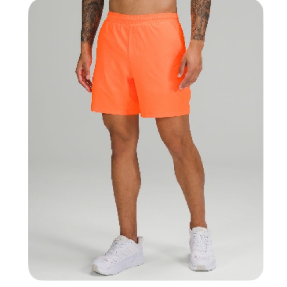 Pace Breaker Lined Short 7” Highlight Orange